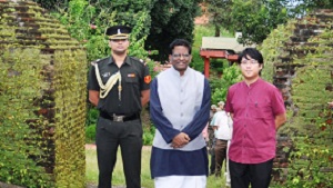 The Governor of Arunachal Pradesh Shri V. Shanmuganathan at  the Itafort, Itanagar on 13th September�2016.